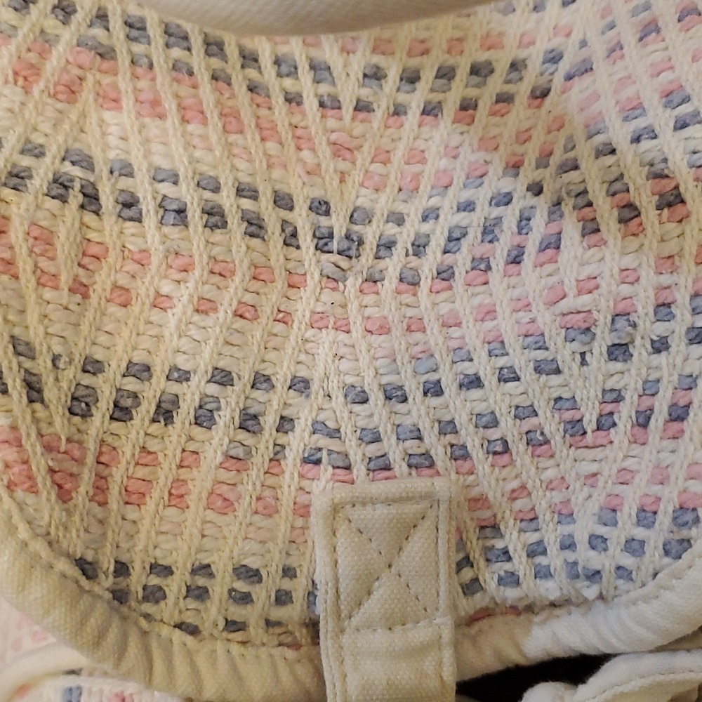 Roxy Multicolor Woven Drawstring Backpack Cream P… - image 8